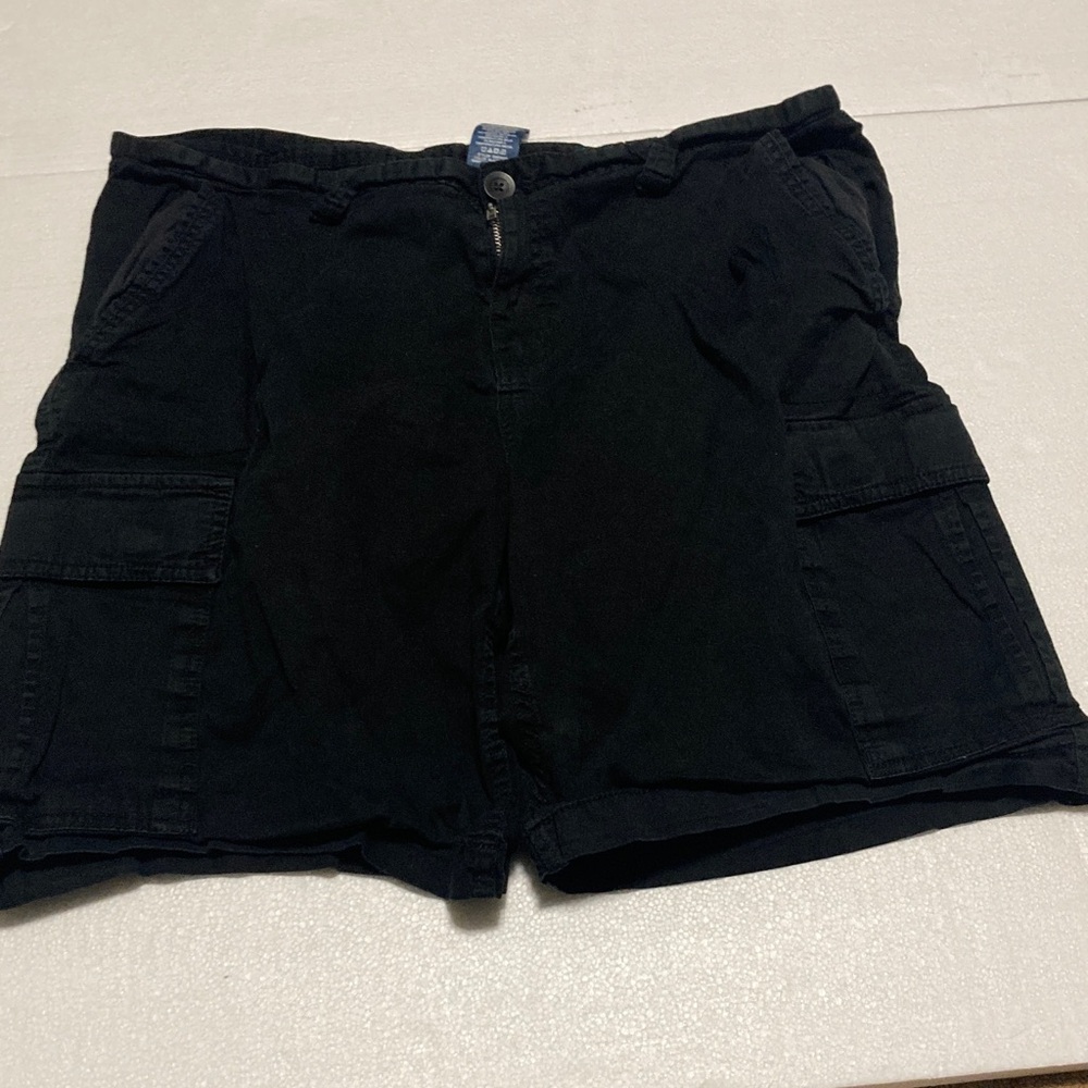 George Black Cargo Shorts Utility Style